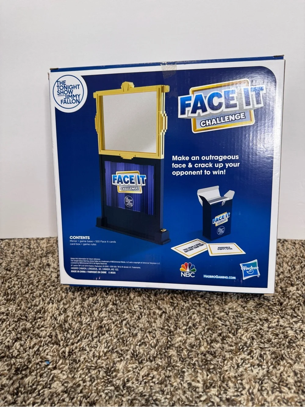 Face It Challenge Board Game - Blue & Gold